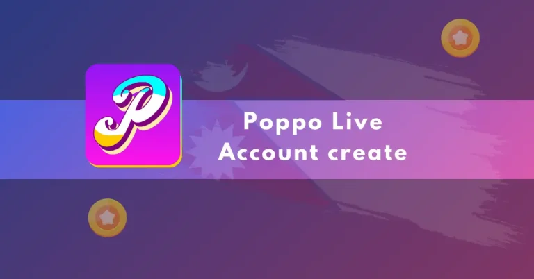 poppo live account create